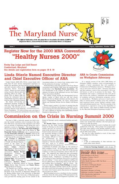 The Maryland Nurse - nursingALD.com