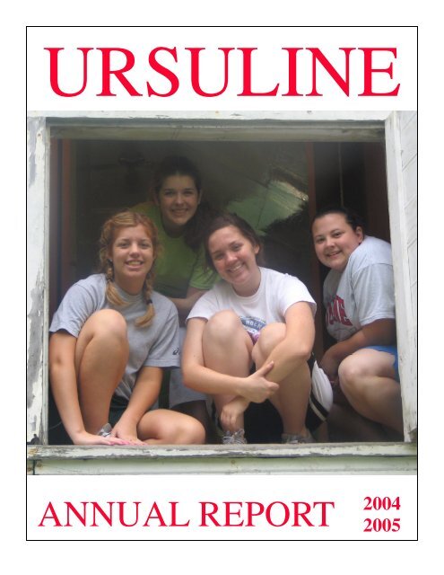 Annual Report 2004-2005.pub (Read-Only) - Ursuline Academy