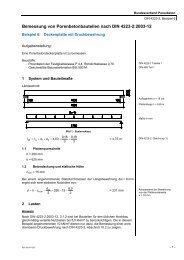 Beispiel 6: Deckenplatte mit Druckbewehrung