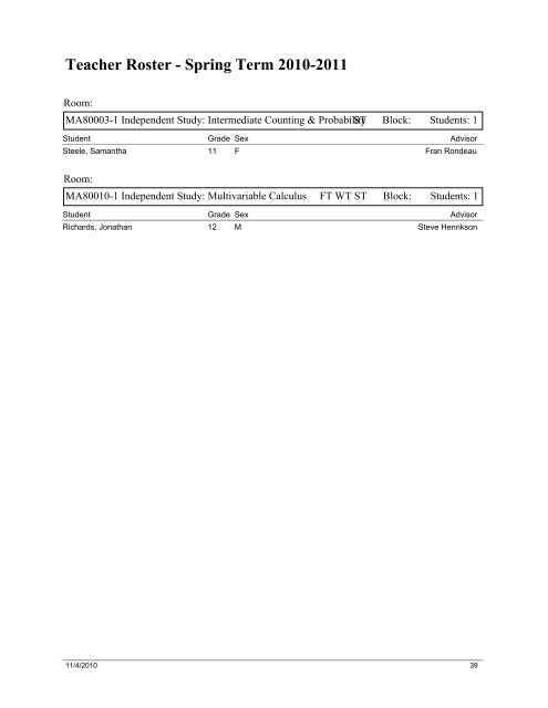 ksSTUDENTREG (FileMaker Server)