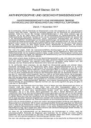 Rudolf Steiner, GA 73 ANTHROPOSOPHIE UND ... - Anthromedia.net