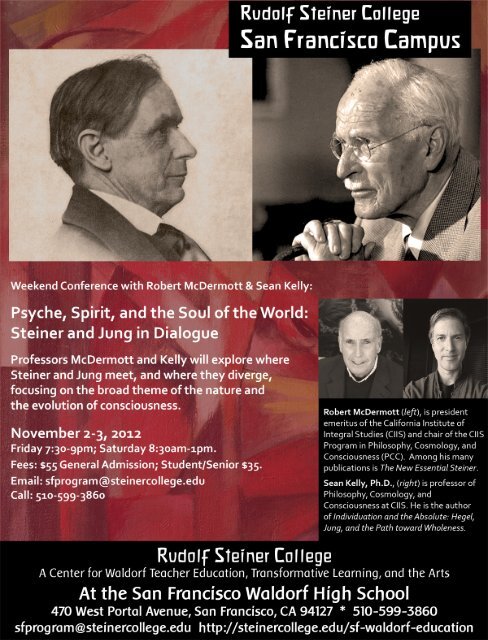 Psyche, Spirit, and the Soul of the World - Rudolf Steiner College