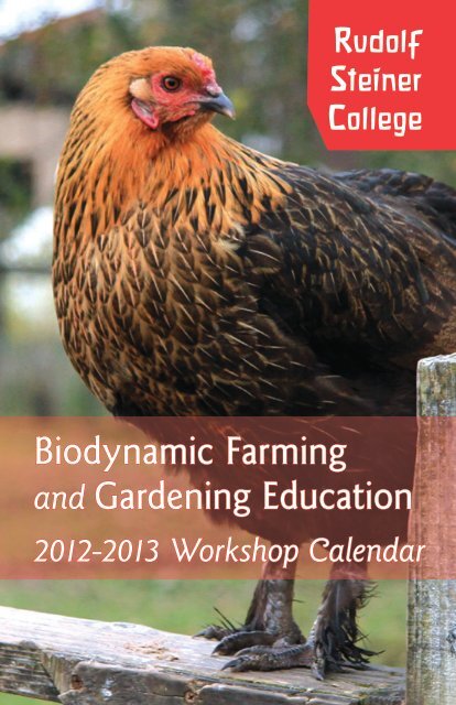 Biodynamic Farming and Gardening Education - Rudolf Steiner ...