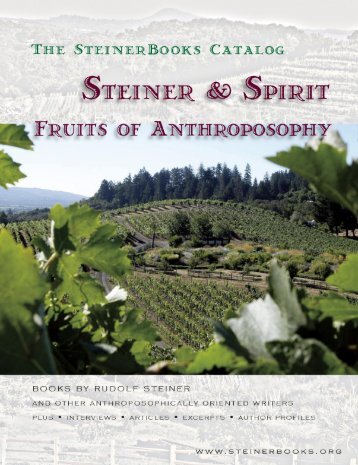 Steiner & Spirit: Fruits of Anthroposophy - SteinerBooks