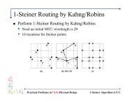 1-Steiner Routing by Kahng/Robins - ECE Users Pages