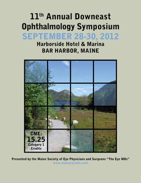 11th Annual Downeast Ophthalmology Symposium September 28 ...