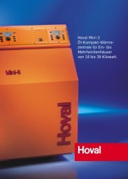 Hoval Mini-3 Öl-Kompakt-Wärme- zentrale für Ein- bis ...