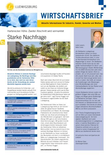 Wirtschaftsbrief 1/2011 - Stadt Ludwigsburg