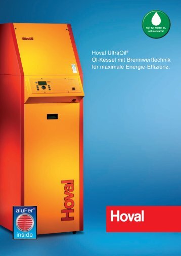 Hoval UltraOil® Öl-Kessel mit Brennwerttechnik für maximale ...