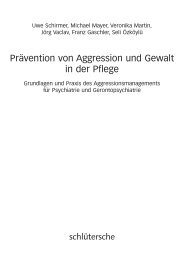 Prävention von Aggression und Gewalt in der ... - Pflegen-online.de