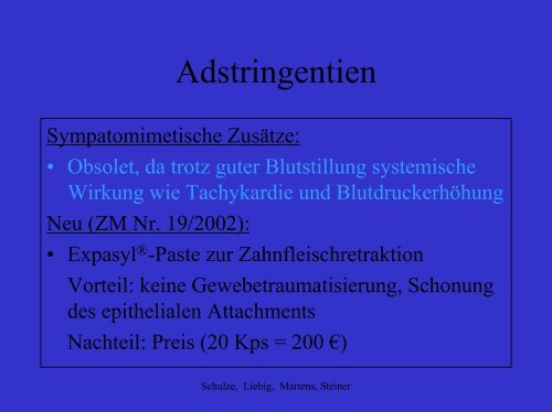 Die Abformung von festsitzendem Zahnersatz