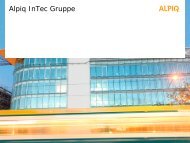 Unternehmens-Präsentation PDF - Alpiq InTec Ost AG