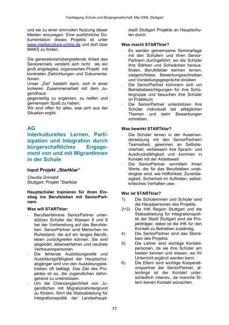 Schule und Bürgergesellschaft - Landessportverband Baden ...