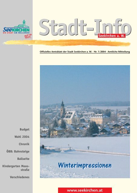 Stadt-Info 1/ 2004 (0 bytes) - Seekirchen am Wallersee