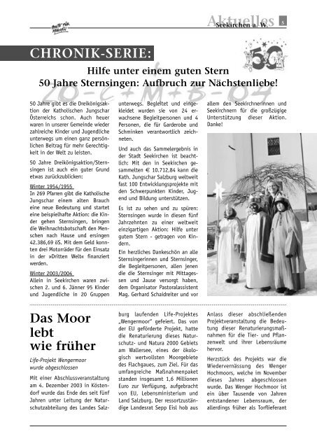 Stadt-Info 1/ 2004 (0 bytes) - Seekirchen am Wallersee