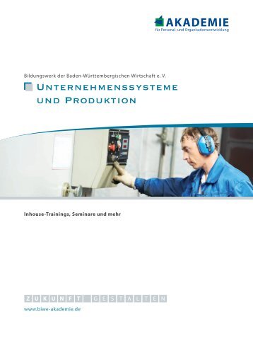 Unternehmenssysteme und Produktion - Bildungswerk der Baden ...