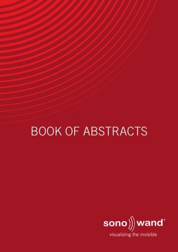 SonoWand Book of Abstracts PDF