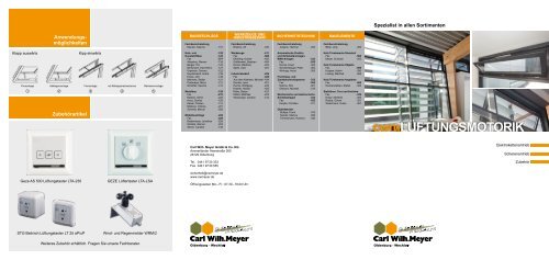 Flyer cwmLÜFTUNGSMOTORIK (PDF) - Carl Wilh. Meyer GmbH ...