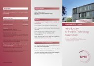 Course brochure - UMIT