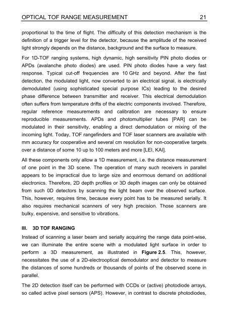 3D Time-of-flight distance measurement with custom - Universität ...