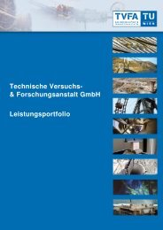 Technische Versuchs- und Forschungsanstalt GmbH - TVFA Wien