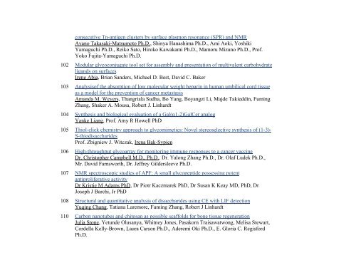 American Chemical Society - Division of Carbohydrate Chemistry ...