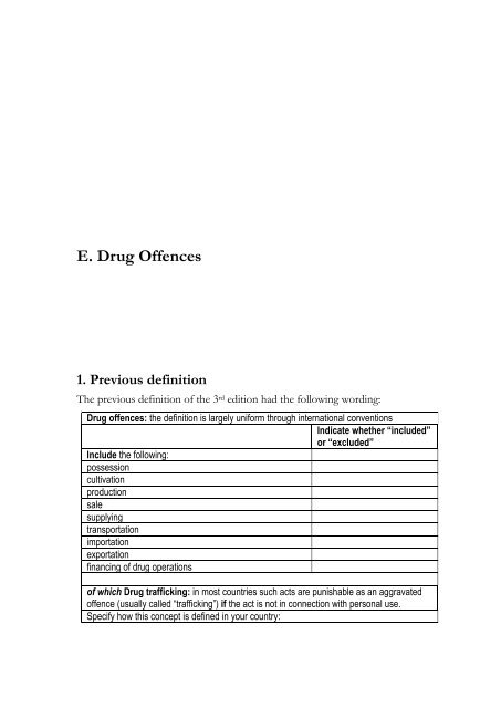 Defining and Registering Criminal Offences and Measures - Oapen