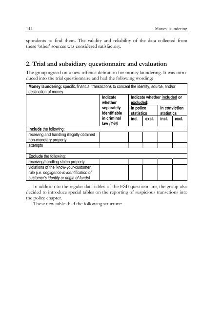 Defining and Registering Criminal Offences and Measures - Oapen