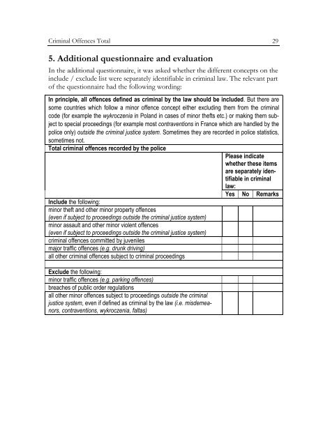 Defining and Registering Criminal Offences and Measures - Oapen