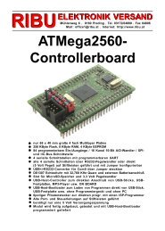 ATMega2560- Controllerboard - RIBU-ELEKTRONIK-VERSAND