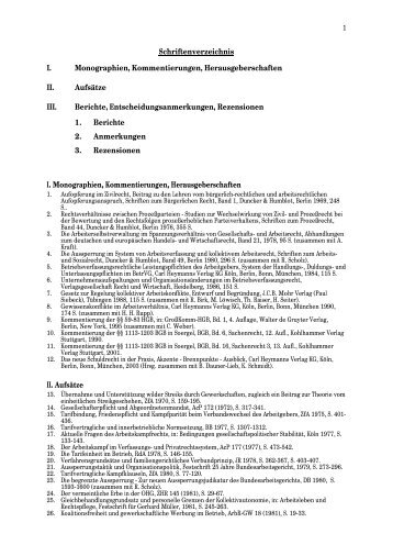 Schriftenverzeichnis zum Download - Uni Mainz - Johannes ...