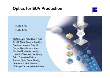 Optics for EUV Production - Sematech