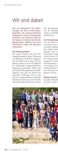 Aktuelle Ausgabe - RiQ DAS MAGAZIN