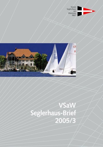 VSaW Seglerhaus-Brief 2005/3