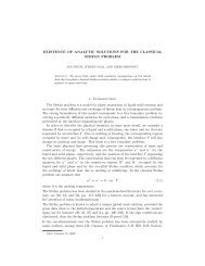 Existence of analytic solutions for the classical Stefan - CSI