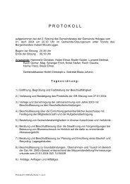 Protokoll 2 vom 01.04.2004 (21 KB) - .PDF - Holzgau