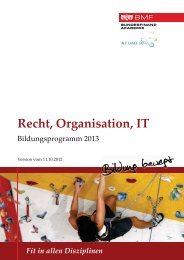 Recht, Organisation, IT 2013 - Bundesministerium für Finanzen