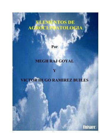 ELEMENTOS DE AGROCLIMATOLOGIA - Ingeniería Eléctrica - UPRM