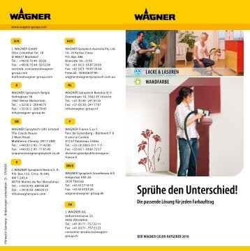 Sprühe den Unterschied! - Reiter Werkzeuge