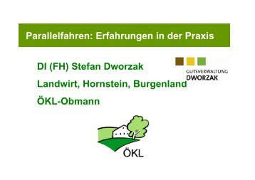 DI (FH) Stefan Dworzak Landwirt, Hornstein ... - Landwirt.com