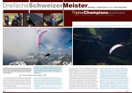 Stefan Wyss gewinnt die Gleitschirm-SM und steht damit nach 2009 ...