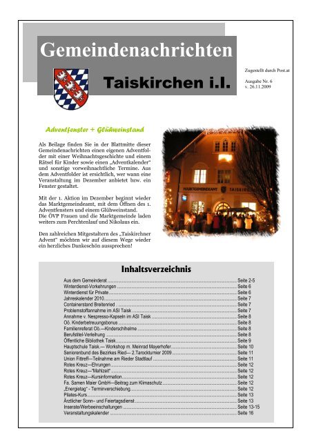 Ausgabe 6/2009 v. 26.11.2009 im PDF