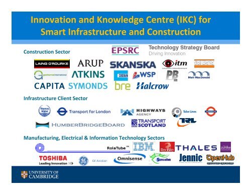 Presentation 04 - University of Cambridge - Future Infrastructure ...