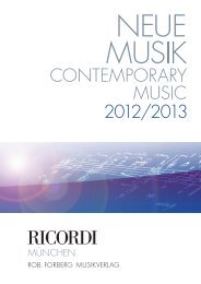 Ricordi Neue Musik 2012/2013 - Krompholz
