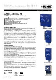 Download Typenblatt (pdf) - Jumo - Jumo GmbH & Co. KG