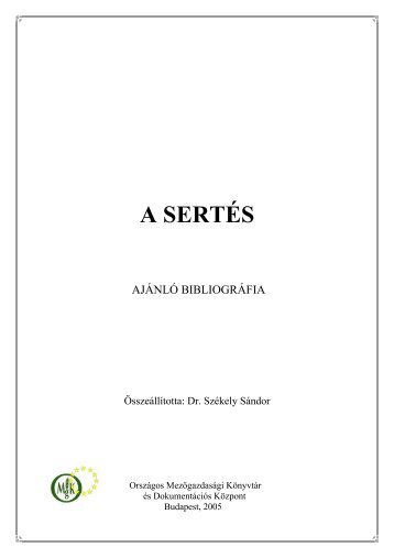 A SERTÉS - Országos Mezőgazdasági Könyvtár