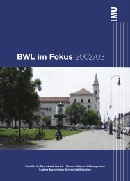 Lmu Munich School Of Management Magazine 08 09