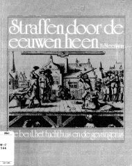 Straffen door de eeuwen heen - History of Social Work