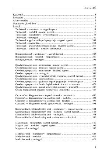 PTE-IGYFK Tanrend 2007 - Pécsi Tudományegyetem Illyés Gyula ...