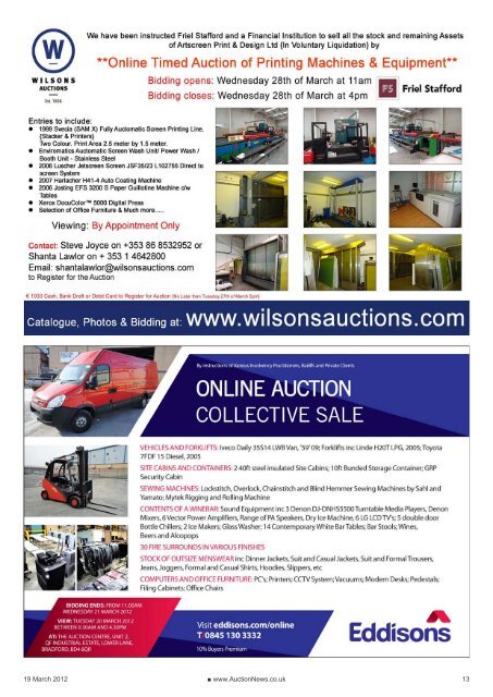 Online Auction - Auction News Services